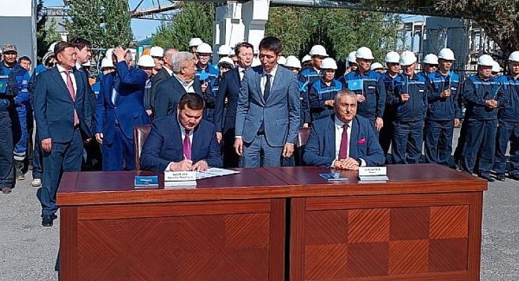 Aksa Enerji, Kazakistan’daki yeni yatırım için düzenlenen resmî törene katıldı